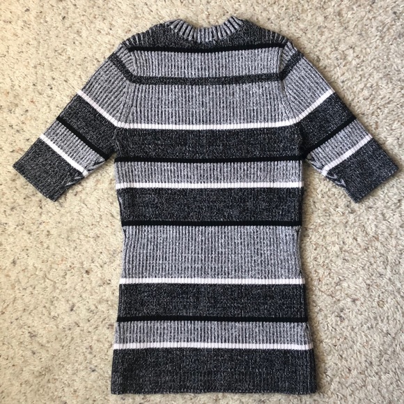 T by Alexander Wang rib knit short sleeve top, S - Picture 2 of 5